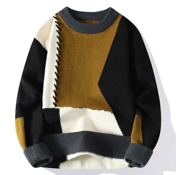 Lonuru |  Luxury Patchwork-sweater
